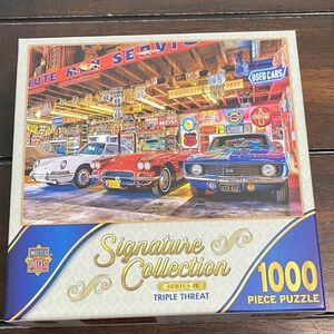 MasterPieces Triple Threat 1000 Piece Puzzle - Vibrant Multi-Color
